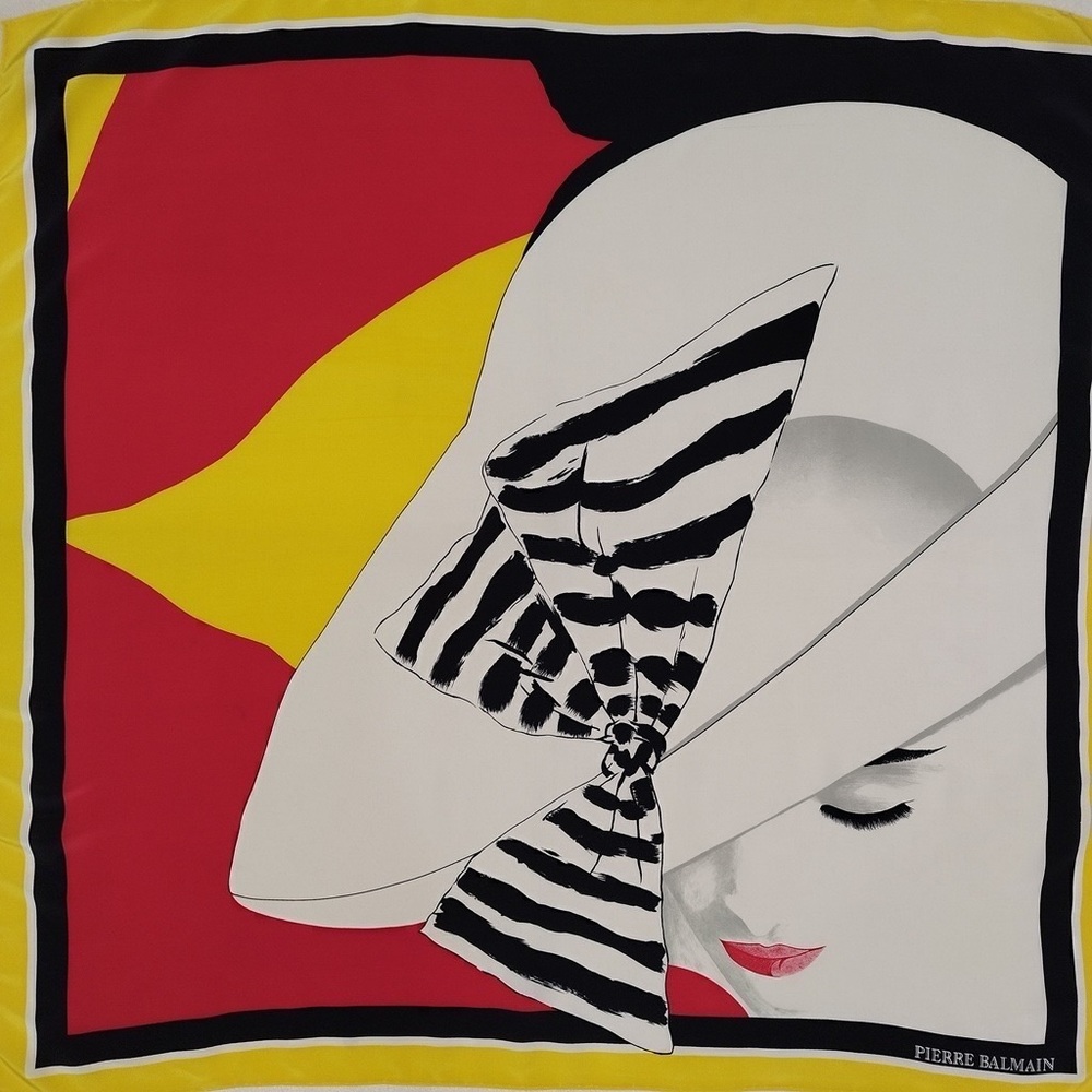 Pierre Balmain Vintage silk scarf - Picture 1 of 5